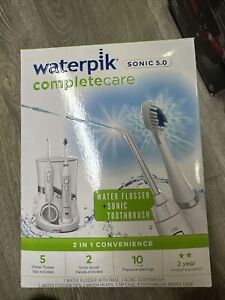 Waterpik Complete Care Sonic 5.0 Water Flosser and Toothbrush WP-861W White NEW