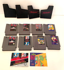 New ListingNintendo NES Video Games Cartridge Lot Vintage Authentic Wizards & Warriors