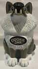 Vintage Fun Wolf Cookie Jar Howling Sound Affect 1998 Tested & Howls Loudly