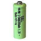 3X Exell 1.2V 2/3AAA 300mAh NiMH Rechargeable Button Top Battery