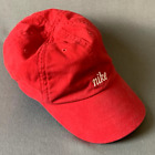 NIKE Sportswear Lightweight Red Hat Adjustable 100% Cotton