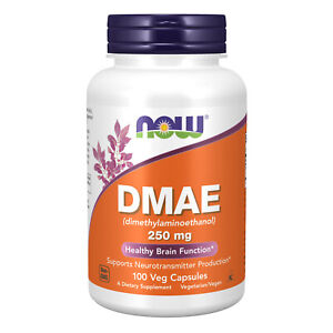 NOW FOODS DMAE 250 mg - 100 Veg Capsules
