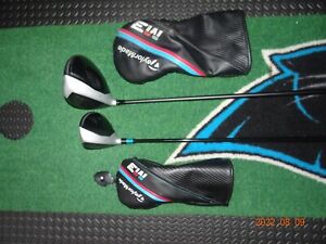 NICE Taylormade M3 Driver 9.5* and  Taylormade M3 3 Wood 15* Extra Stiff Shafts