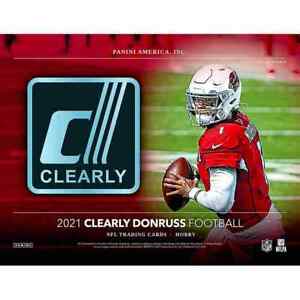 2021 Panini Clearly Donruss Football Hobby box factory sealed 21PAFCD