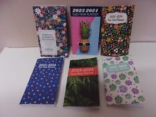 Lot of3 Choice 2023-2024 2Year Monthly Pocket Calendar Paper Planner 3 1/4x6 130