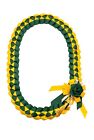 Grosgrain Ribbon Graduation Leis-Yellow & Green School Colors