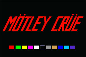 MOTLEY CRUE Logo Vinyl Decal Die Cut Sticker Rock Band