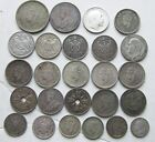 Lot of twenty-five foreign silver coins