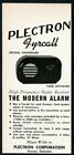 1957 Plectron Fyrcall fire alarm radio receiver photo vintage trade print ad