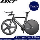 Complete Track Bike Single Chainring Carbon Fiber Fixed Gear Bike Closed Wheel