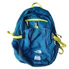 The North Face Recon Backpack Blue/Volt Hiking Laptop Work Travel Bag EUC Rare
