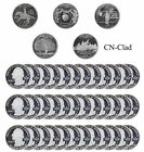 1999 S State Quarter Proof Roll Gem Deep Cameo CN-Clad 40 US Coins