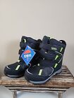 NEW YOUTH BOYS TOTES SAGE WINTER SNOW BOOTS SIZE 5 BLACK Neon Green