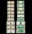 *Reproduction* $1 1914-1918 full set Federal USA dollars American banknote UNC