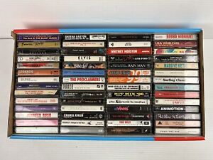 New Listing56 Cassette Tape Collection Pop Rock Mixed Genres