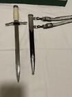 EAST GERMAN ARMY OFFICER REPRO DAGGER AND SCABBARD WITH HANGER MINT CONDITION