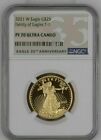 2021 W 1/2 oz Proof Gold Eagle NGC PF70 American Eagle Half Ounce G$25 Type 1