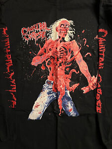 Cannibal Corpse vintage death metal long-sleeve shirt Large 1990s