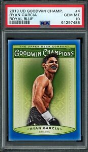 2019 Goodwin Champions 4 RYAN GARCIA Royal Blue Rookie PSA 10 QTY AVAILABLE