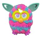 FURBY Boom Pink/Blue/Purple Hearts Interactive 2012 Hasbro Toy Tested-Works