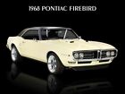 1968 Pontiac Firebird in Light Yellow NEW METAL SIGN: 9x12