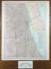 Antique 1899 CHICAGO ILLINOIS Map 11