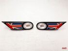 2009 Mini Cooper S R56 R57 R55 Left Right Fender Turn Signal Set UK Flag 0414456 (For: More than one vehicle)