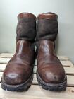 UGG Australia Beacon Sheepskin-Lined Brown Leather Boots Men's Sz 11 (5485) A133