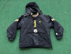 Vintage Starter Pro Line Pittsburgh Steelers 1/4 Zip Winter Pullover Jacket L