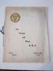 1906 THE ORANGE AND BLACK S.H.S. YEARBOOK - PAPERBACK