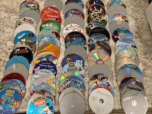 LOT OF 70 DVDs Discs Only Kid Movies Harry Potter,  disney & more #SY
