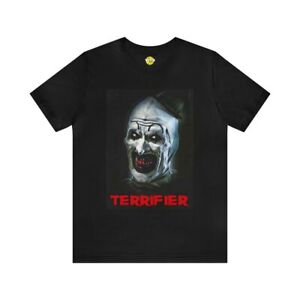Halloween Terrifier Short Sleeve T-Shirt - Art the Clown - Horror Movie Shirt