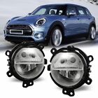 For 14-17 Mini Cooper 16-17 Cooper Clubman Driving Fog Lights Clear Lamps 1 Pair (For: Mini)