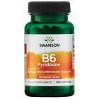 Swanson Vitamin B6 Pyridoxine Supplement, 100 Caps