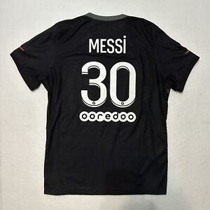 Nike Authentic 2021/22 PSG Third Kit Jersey Vapor Messi Authentic Size XL