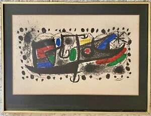 Joan Miró (Spanish, 1893-1983) 'Star Scene', Lithograph in colors, plate signed