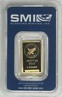 5 Gram SMI - Sunshine Minting Inc .9999 Fine Gold Bar in Assay Card Vintage Blue