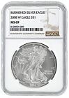2008 W Burnished Silver Eagle NGC MS69 - Brown Label