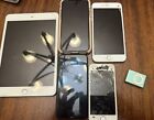 LOT OF 6 Mixed Apple Products CRACKED FOR PARTS UNTESTED