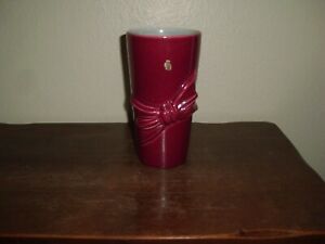 New ListingVintage Red Wing Pottery Vase Bow Ribbon 7 1/8