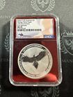 2024 Australia Wedge Tailed Eagle Red Label 1 oz Silver NGC MS70 Mercanti signed