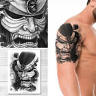 Supperb Large Temporary Tattoos - Skull Warrior