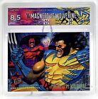 2018 Marvel Fleer Ultra X-Men 1994 Buybacks Wolverine vs Magneto /20 HGA 8.5