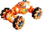 RC Car Rechargeable Lithium Battery USB Dual Grip Remote Control Hand Orange