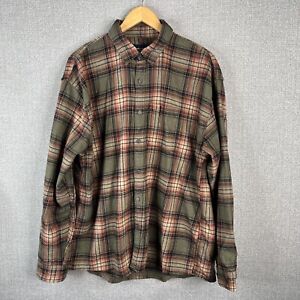 Abercrombie & Fitch Soft A&F Flannel Mens XL Button Down Long Sleeve Plaid