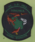 VIRGINIA  FORT A.P. HILL  GAME WARDEN POLICE  SHOULDER PATCH