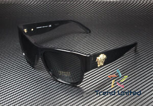 VERSACE VE4275 GB1 87 Black Grey 58 mm Men's Sunglasses