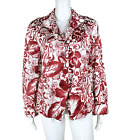 LAFAYETTE 148 NEW YORK Blazer Jacket Coat Floral Print - Size 14 - NTSF