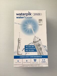 NIB Waterpik Cordless Advanced Water Flosser White WP-560CD