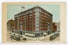 Street Cars Plankinton Hotel, N. Plankinton Ave., Milwaukee, WI 1917-30 Postcard